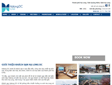 Tablet Screenshot of halongdchotel.com